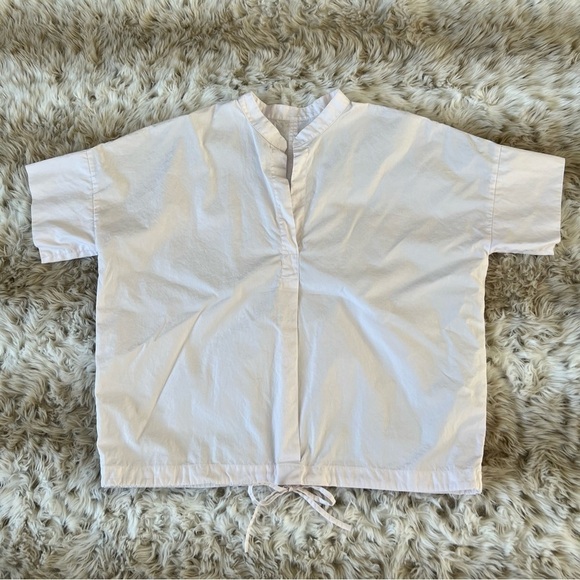 VINCE. Drawstring Popover Blouse - Picture 2 of 7